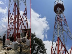 चट्याङले मष्टाको भेकुन्डेस्थित टेलिकम टावरमा क्षति, साइपालबासी सम्पर्क बाहिर