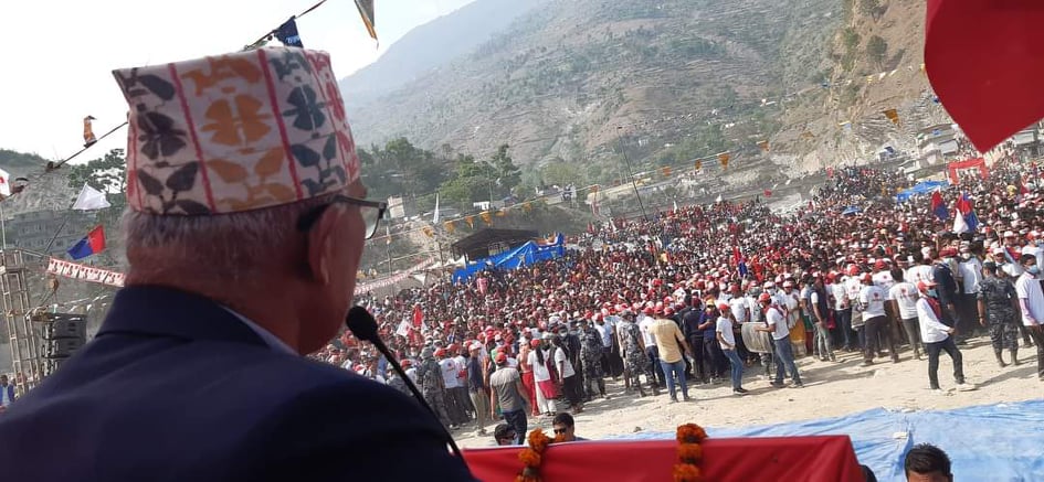 वर्तमान गठबन्धन सरकार नेपाली समाजका लागि बोझ र जिउँदो लास भयो : एमाले उपाध्यक्ष पौडेल